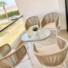 Four seater piece with center table