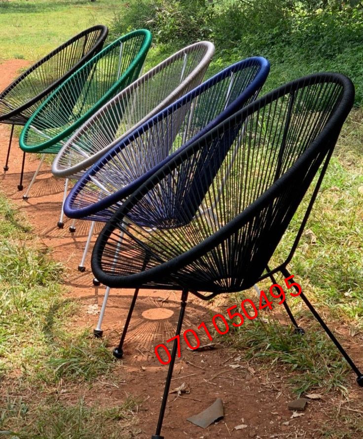Egg shape chairs