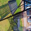 Outdoor swing chair and 4 seater chair