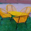 Set of four seats