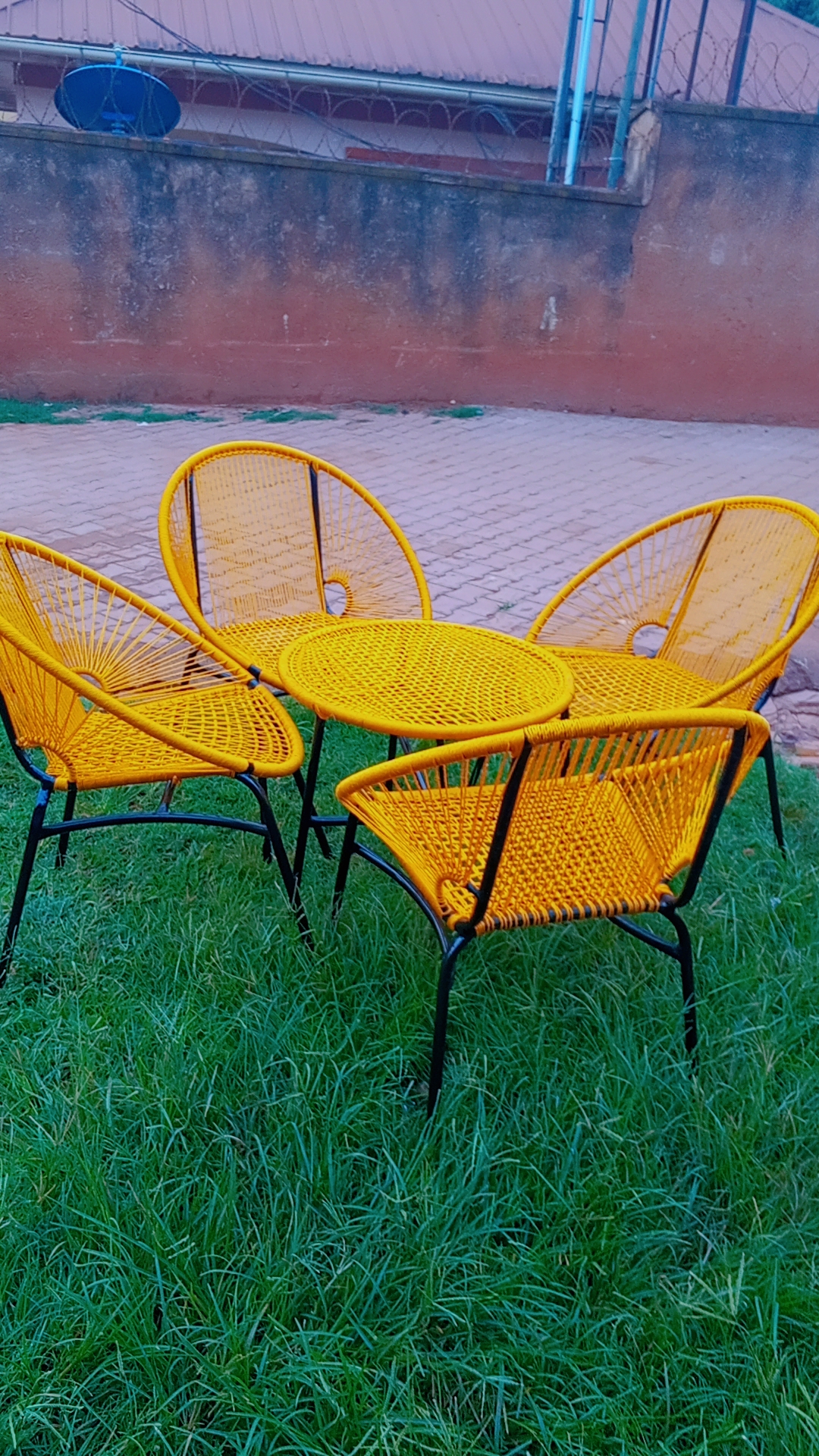 Set of four seats