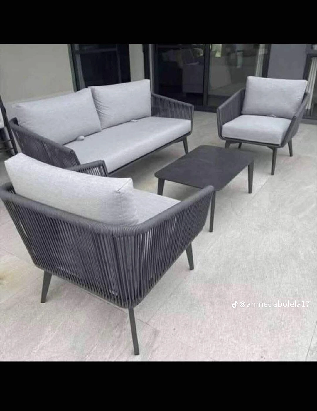3 pieces and center table